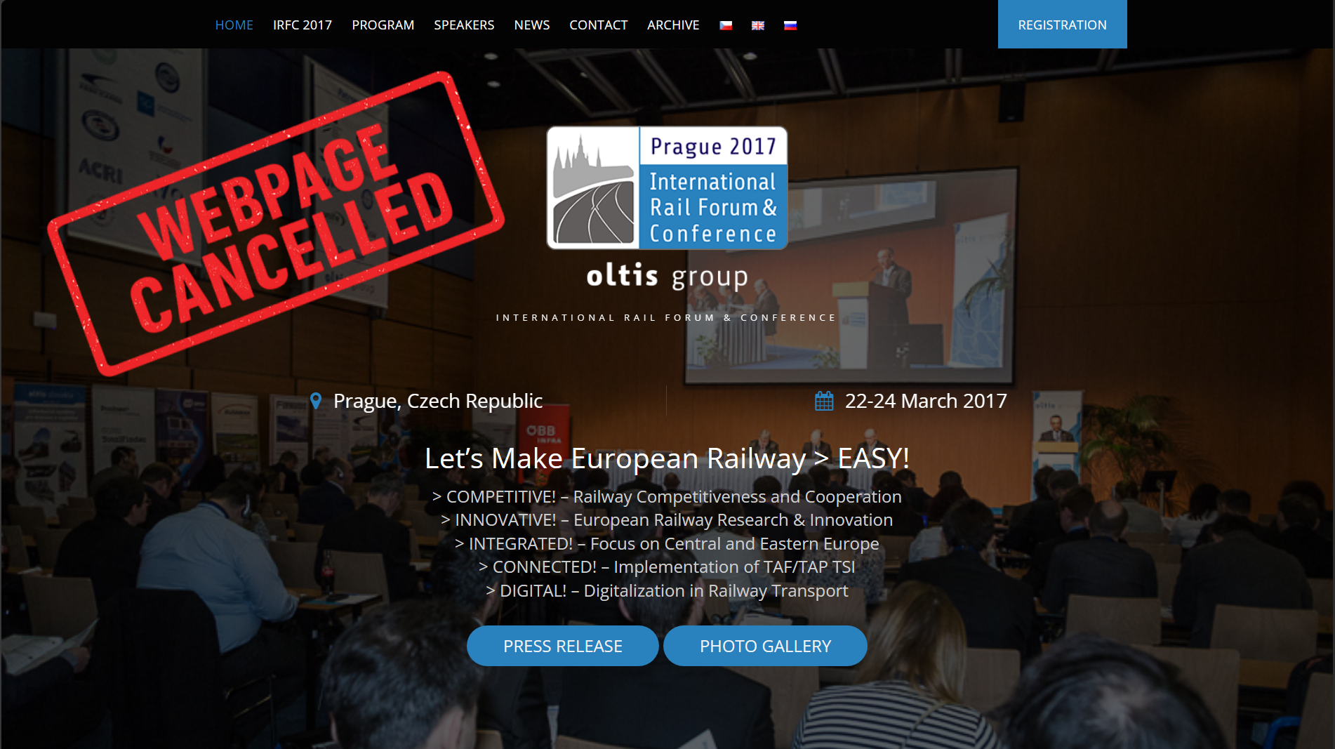 IRFC20177 web page screen